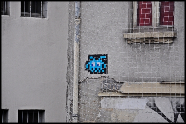 tags Alternative Art Space Invader Stencil Art Stencil graffiti 